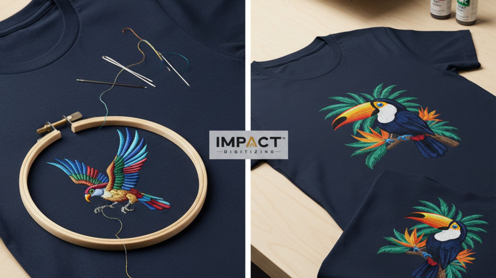 Embroidery vs Printing