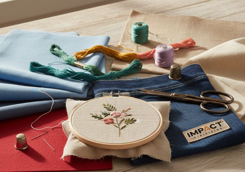 Fabric for embroidery