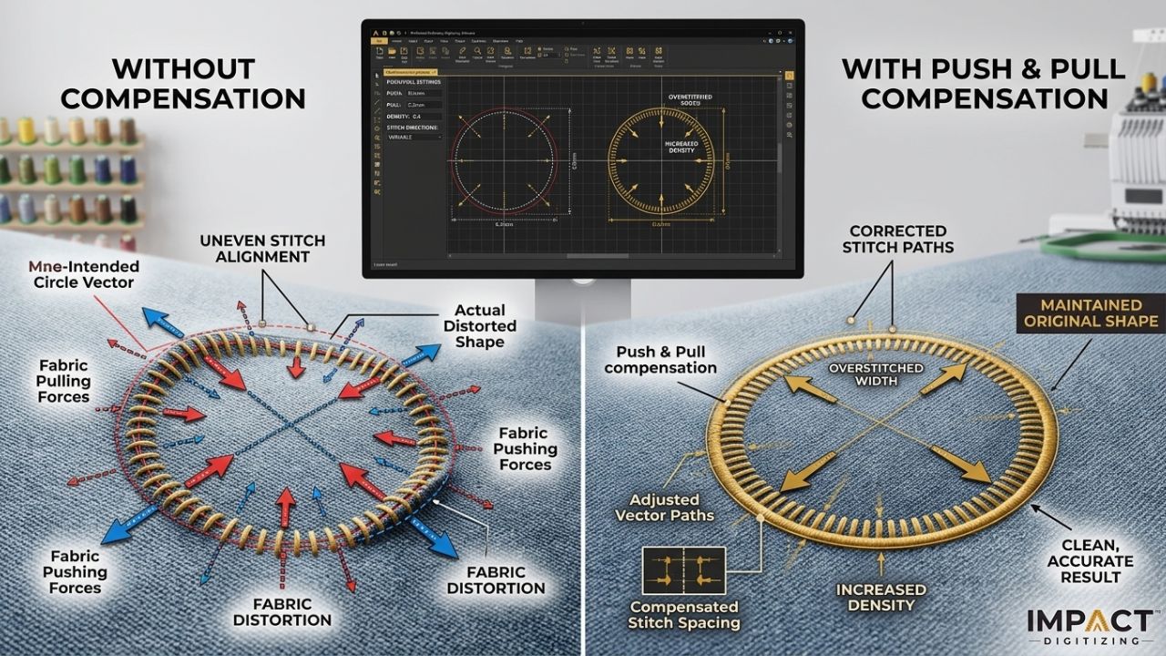 Push and Pull Compensation