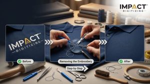 How to Remove Embroidery