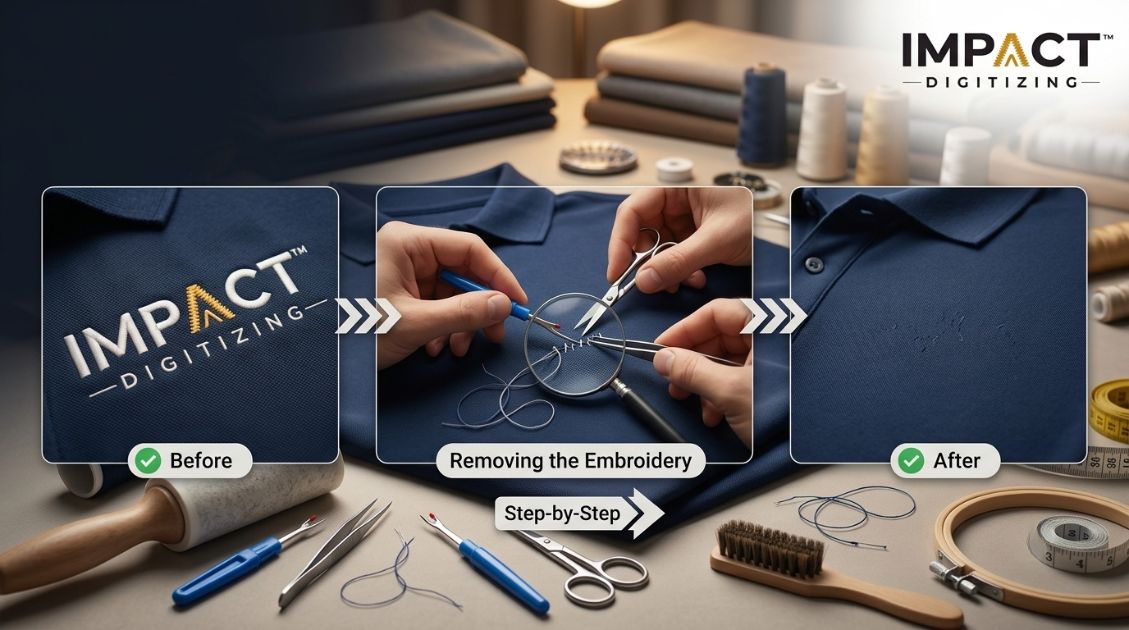 How to Remove Embroidery
