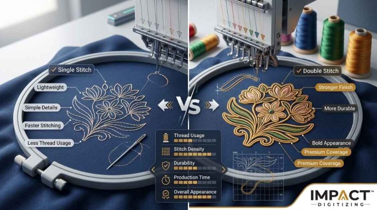 Single Stitch vs Double Stitch